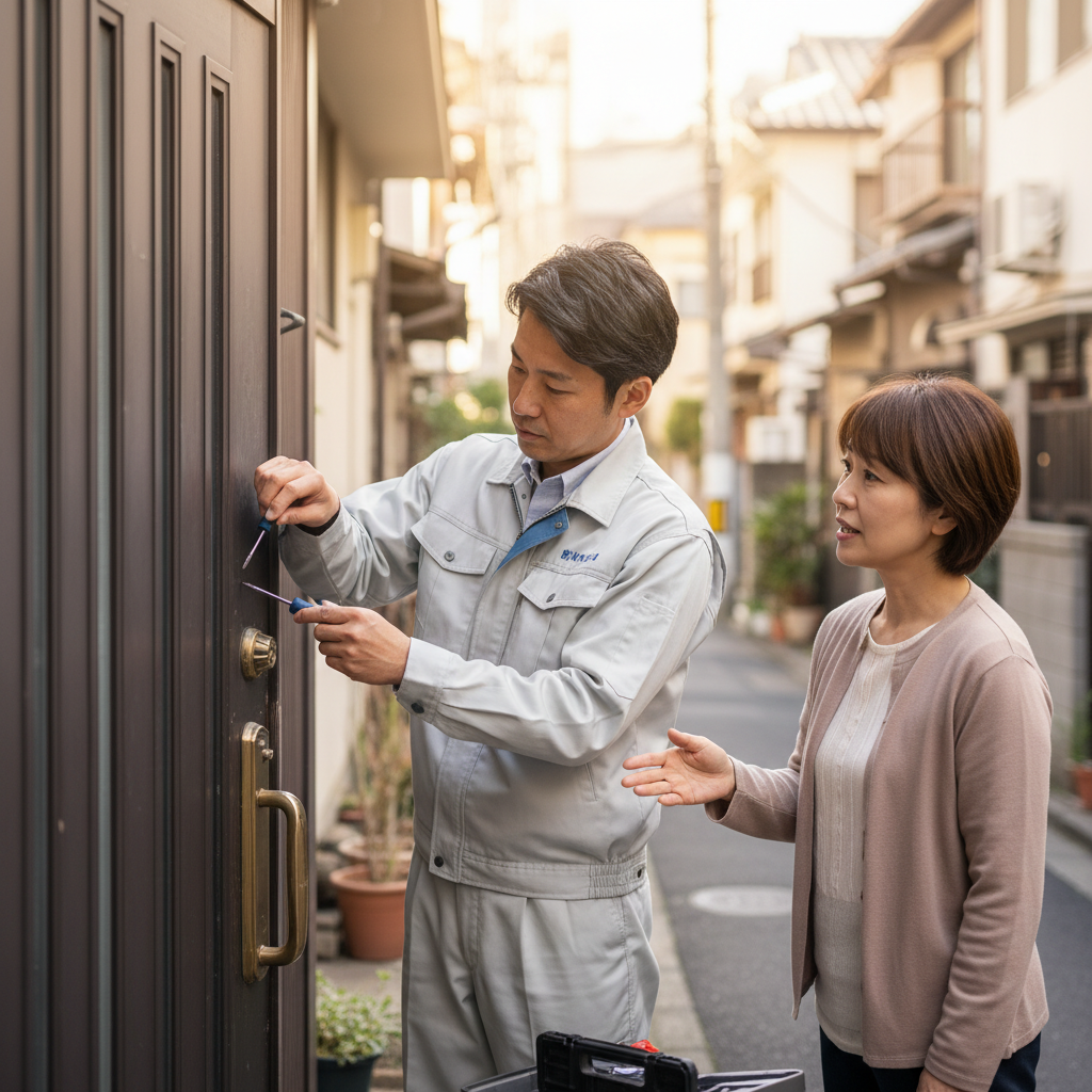 東京都港区新橋のドア修理｜ドアクローザー・蝶番・ドアノブのトラブル解決