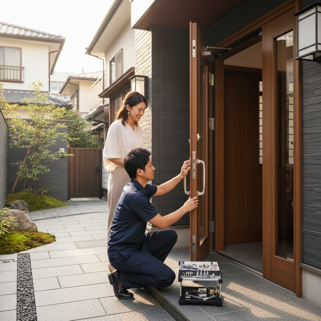 東京都港区白金で安心!ドアクローザー・蝶番・ドアノブの修理