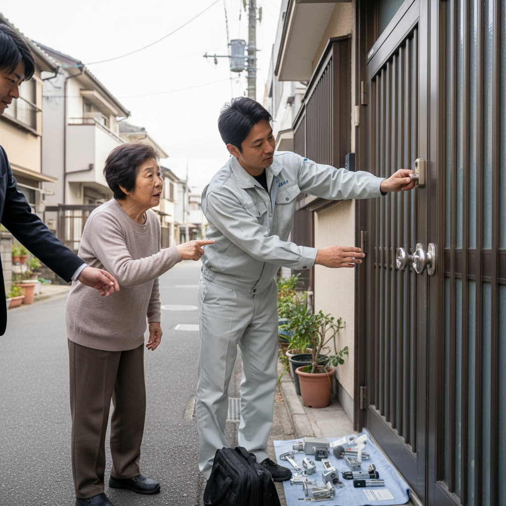 東京都荒川区西尾久でドアクローザー・蝶番・ドアノブの修理・交換が必要な理由