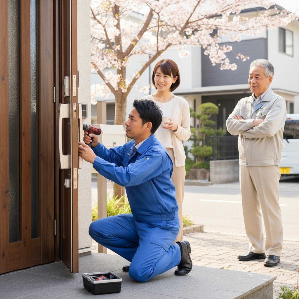 東京都国分寺市戸倉で迅速対応！ドアクローザー・蝶番・ドアノブ修理