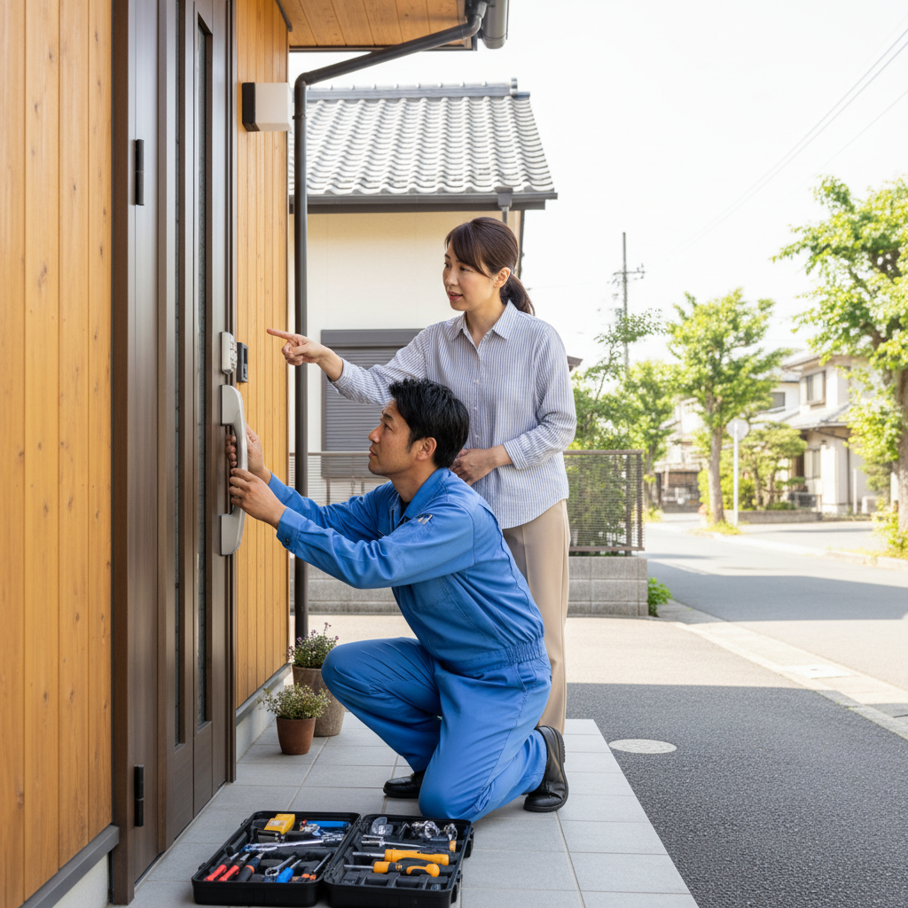 東京都国分寺市泉町 ドア修理：ドアクローザー・蝶番・ドアノブのトラブル原因と対策