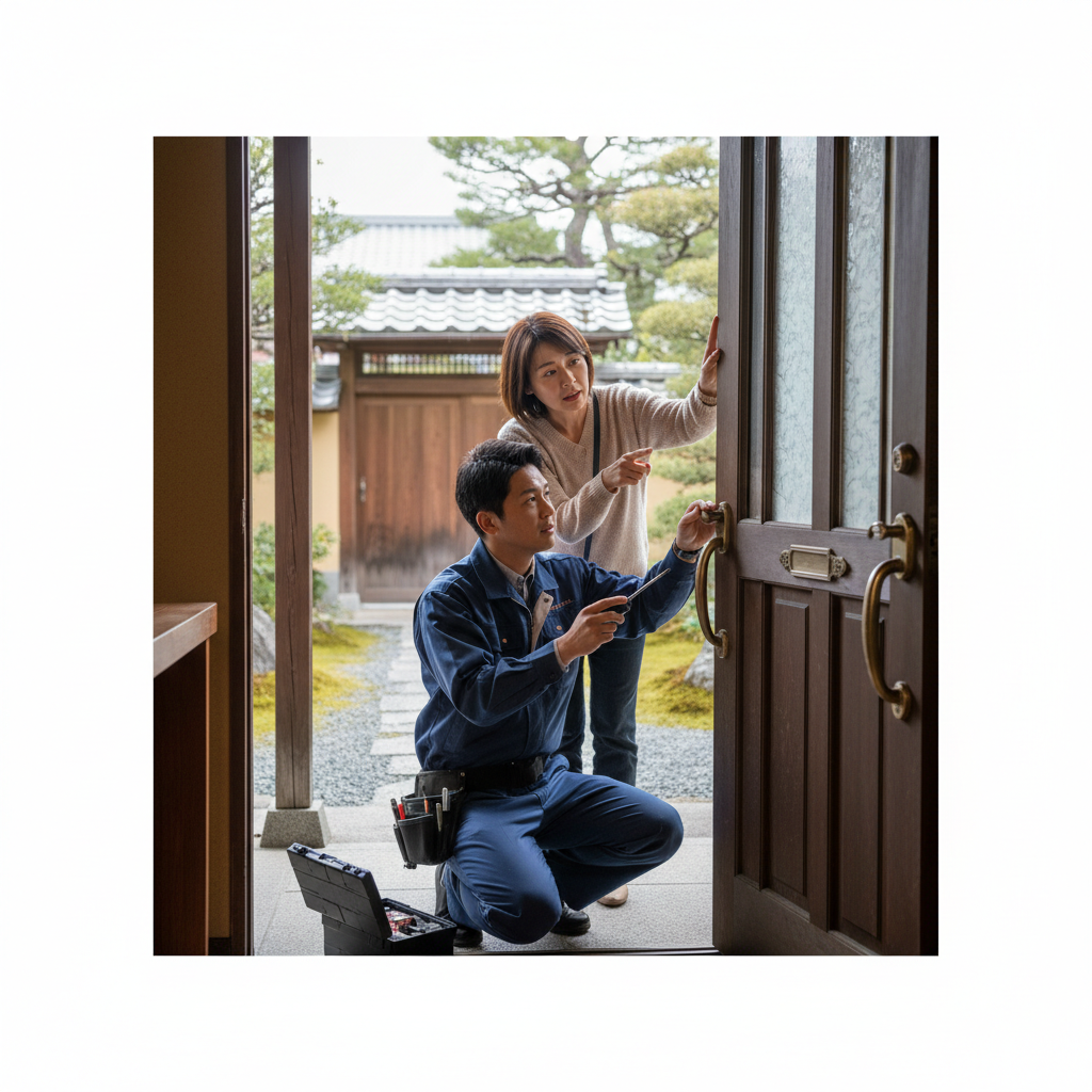 東京都国分寺市並木町で多いドア修理：原因と対策