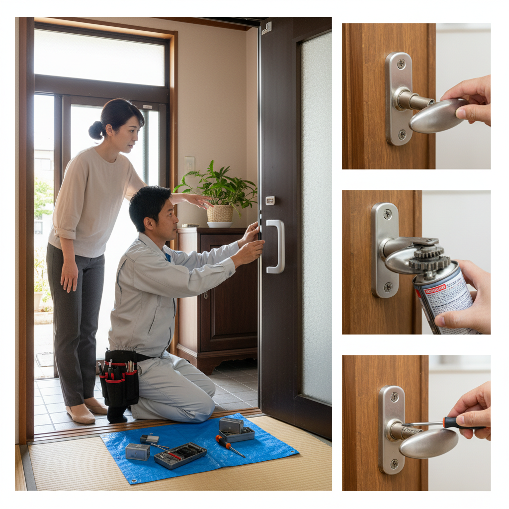 東京都国分寺市本多で多いドア修理｜原因と対策