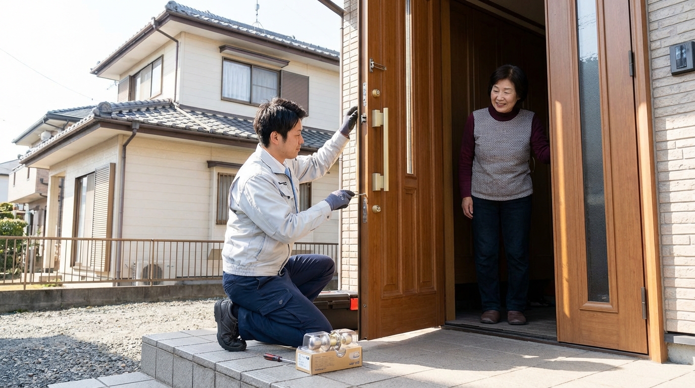 埼玉県加須市で多いドアのトラブルと修理のポイント