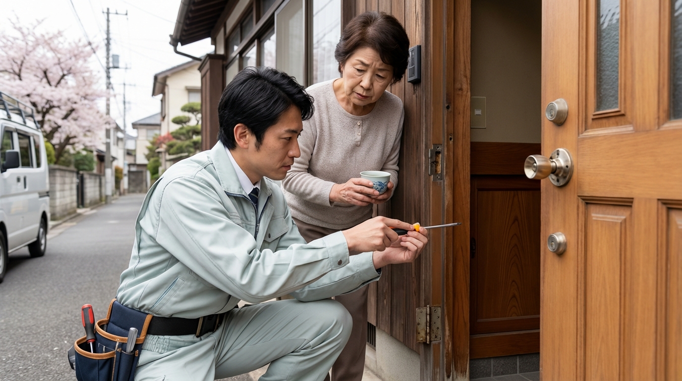 埼玉県狭山市で多いドア修理｜原因と対策を知る