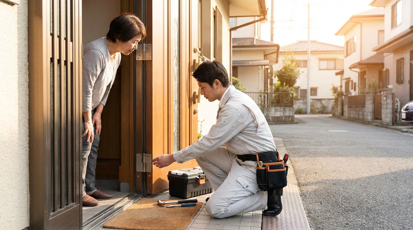 埼玉県坂戸市で多いドア修理:原因と自分でできること