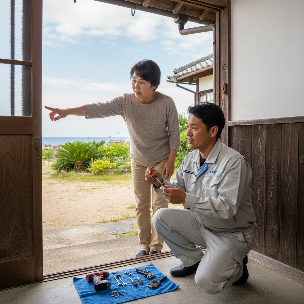 千葉県九十九里町 ドア修理：原因と応急処置を知る