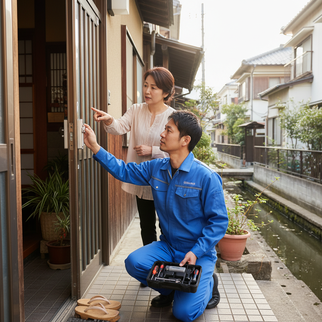 東京都江東区佐賀 ドア修理業者選び・悪質業者に騙されないために