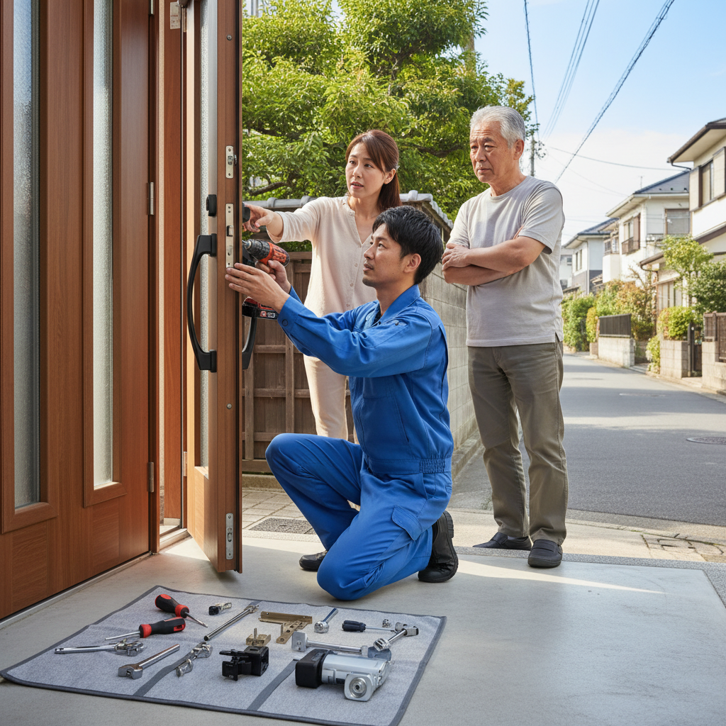 東京都狛江市元和泉でのドア修理業者選びと失敗回避