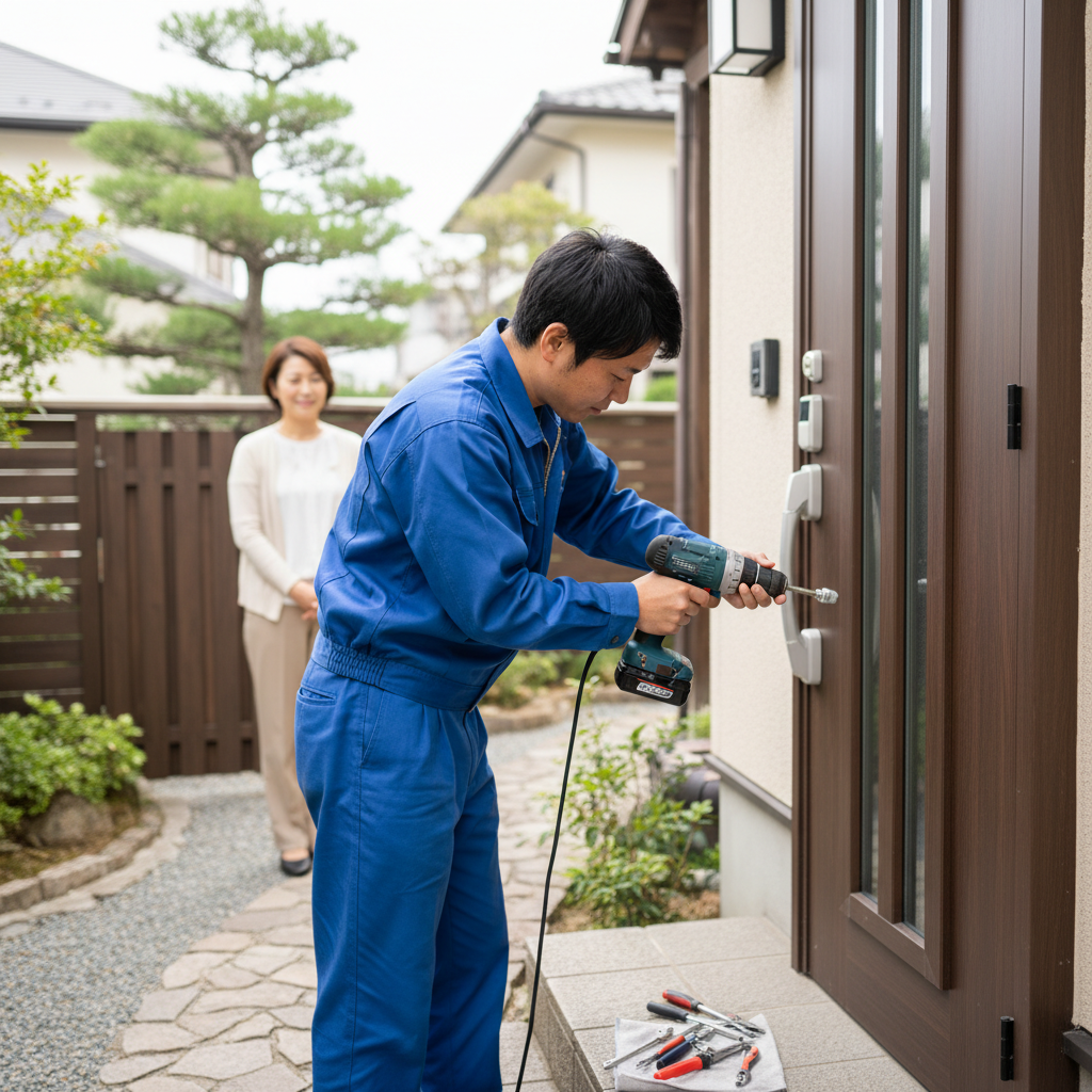 千葉県千葉市若葉区｜ドアクローザー交換の費用相場と事例、依頼の流れ