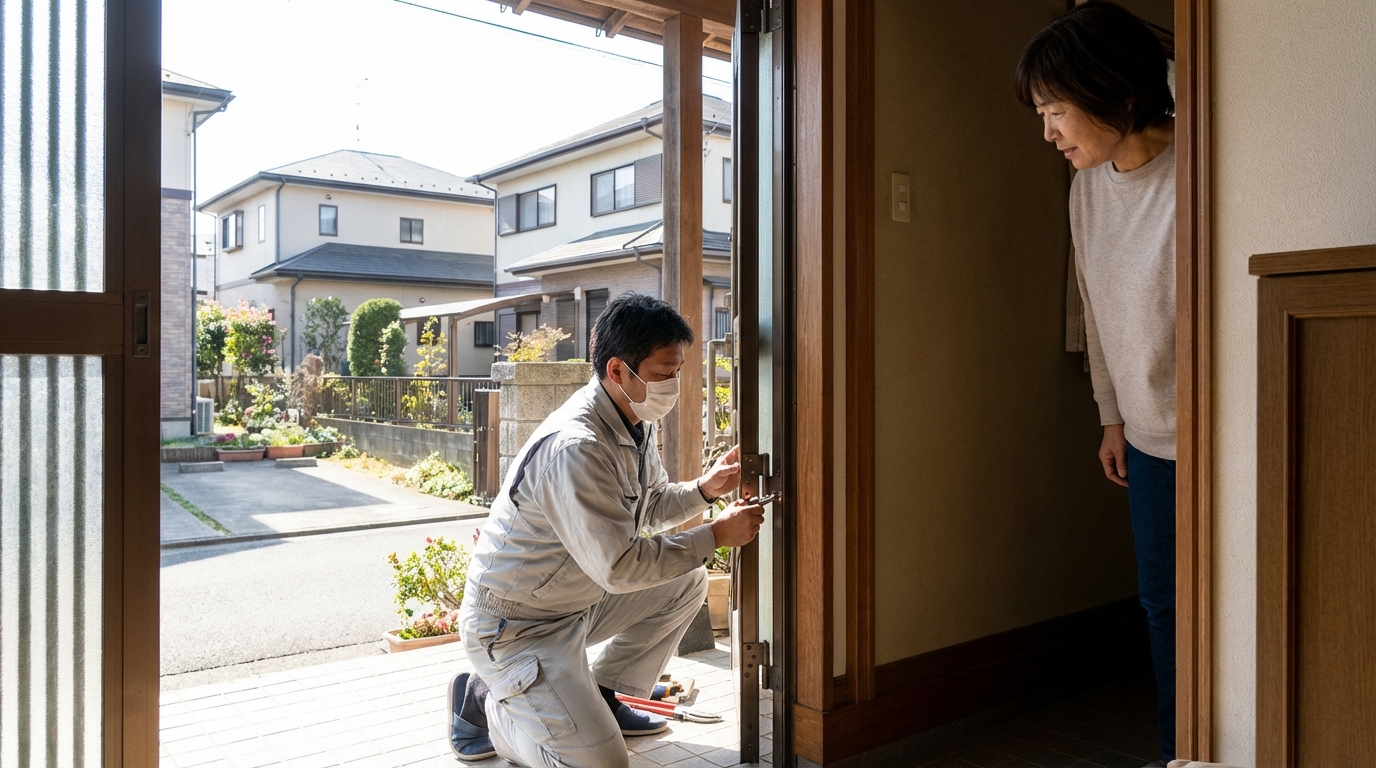埼玉県桶川市でのドア修理業者選びと失敗回避のポイント