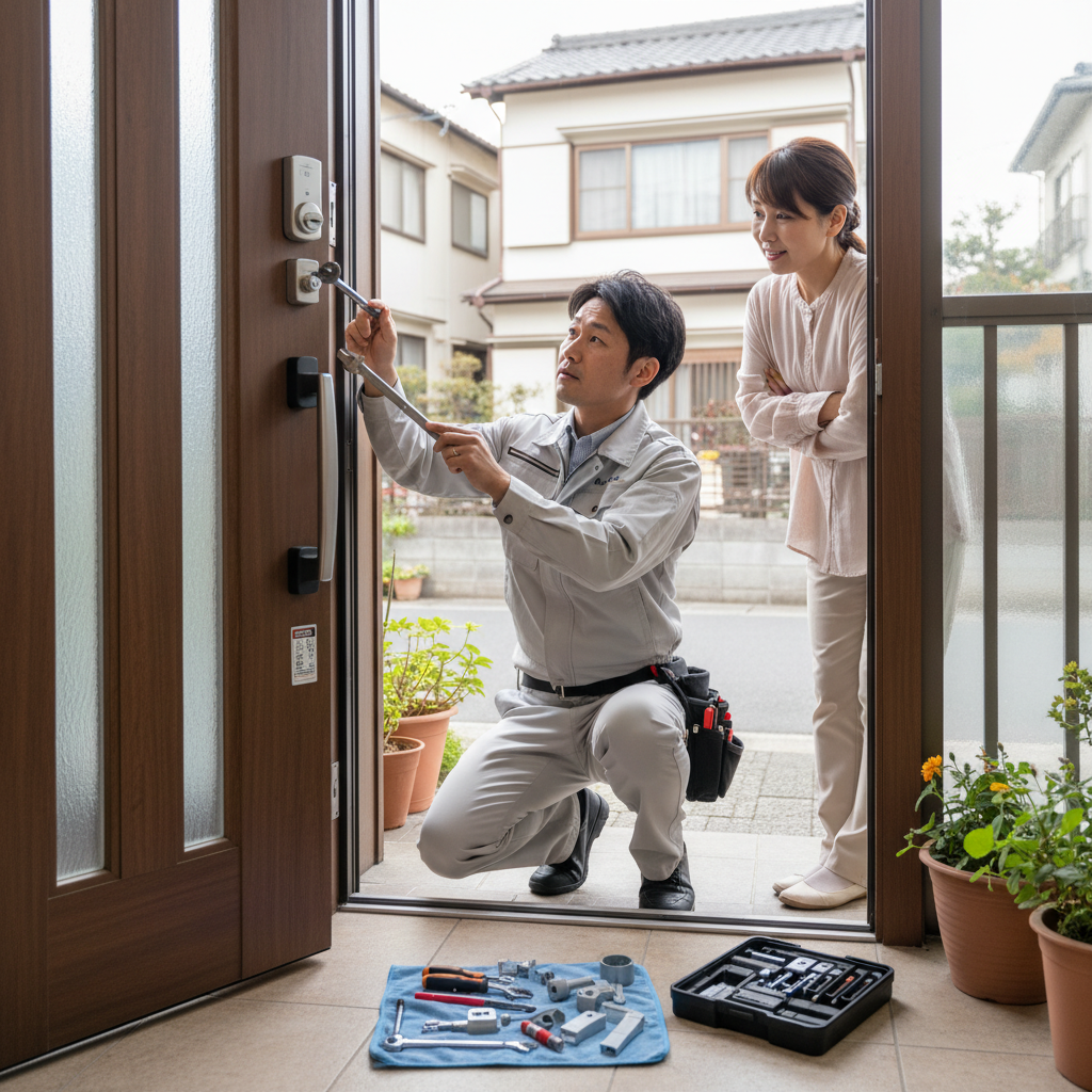 東京都あきる野市引田 ドア修理の料金・事例・依頼の流れ