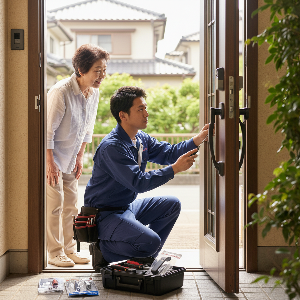 東京都あきる野市横沢 ドア修理の料金・事例・依頼の流れ