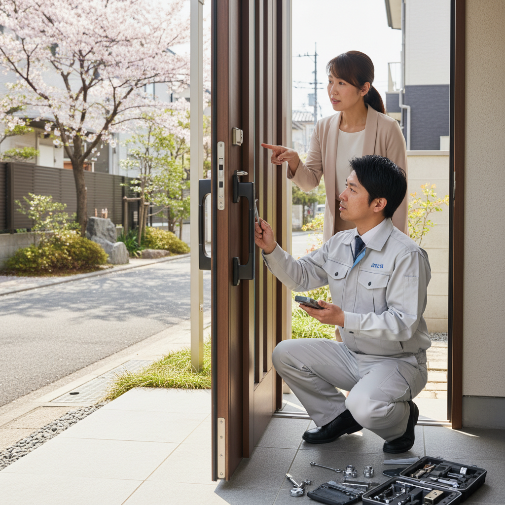 東京都あきる野市下代継のドア修理｜料金相場・事例・依頼の流れ