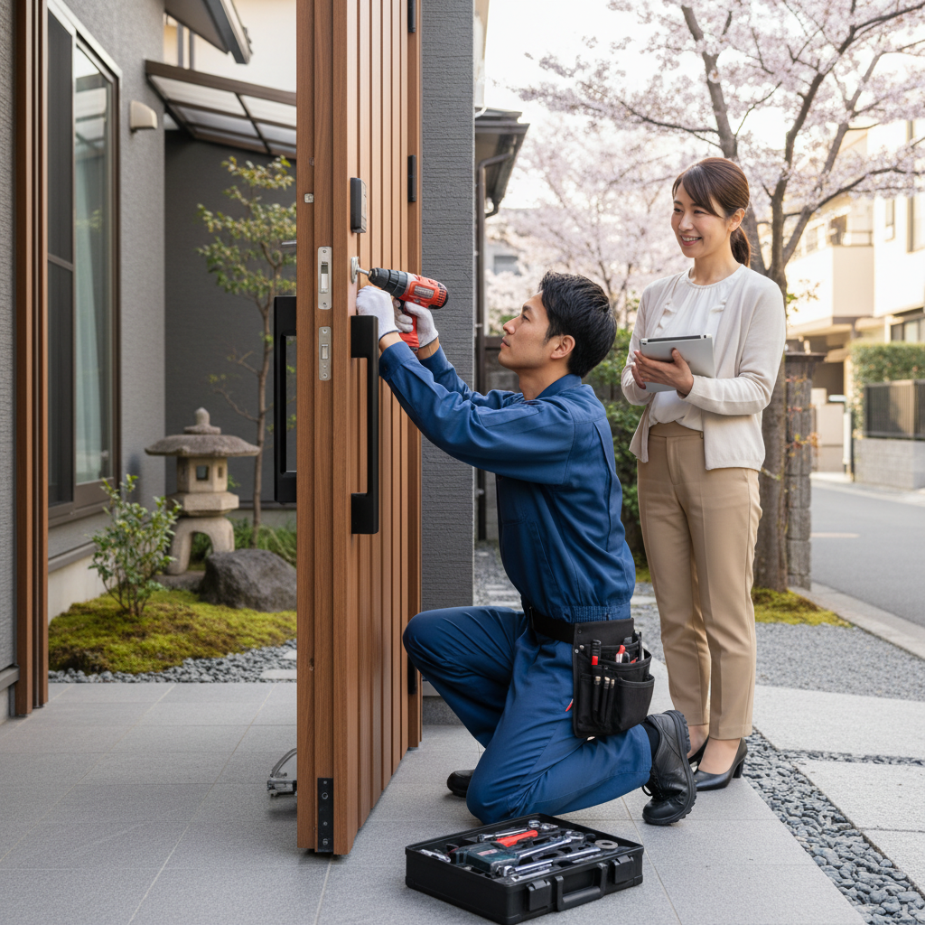 東京都あきる野市切欠のドア修理料金相場｜事例と依頼の流れ