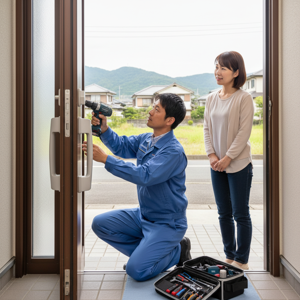 東京都あきる野市草花 ドア修理：料金相場、事例、依頼の流れ
