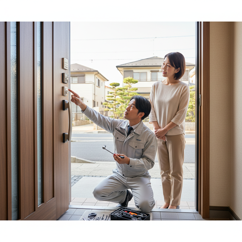 東京都あきる野市二宮東 ドア修理の料金・事例・依頼の流れ