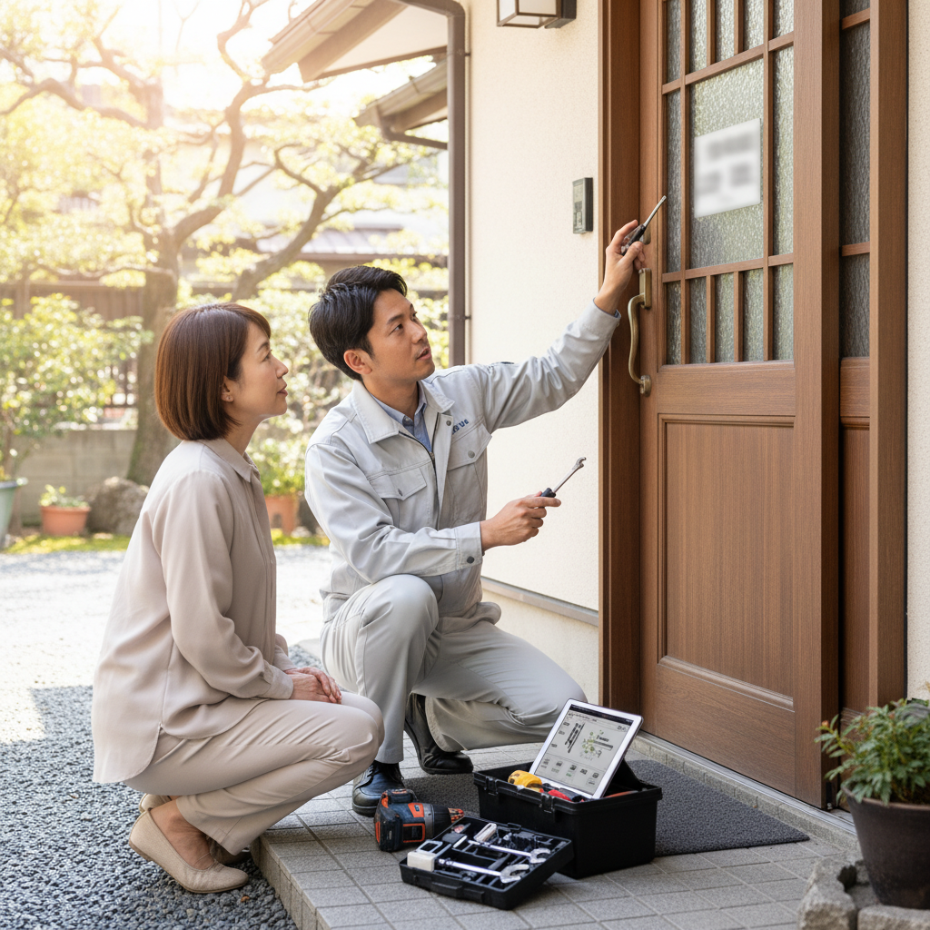 東京都あきる野市入野のドア修理：料金・事例・依頼の流れ