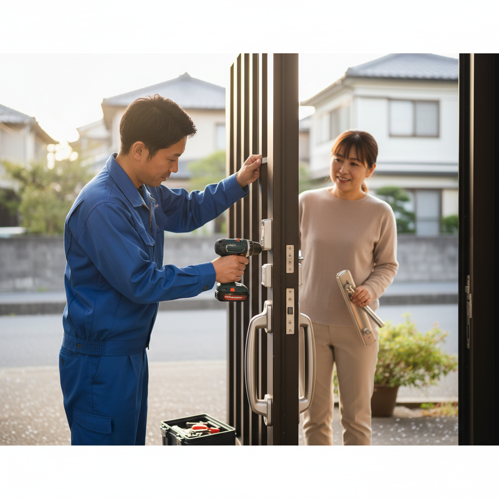 東京都あきる野市平沢のドア修理：料金・事例・依頼の流れ