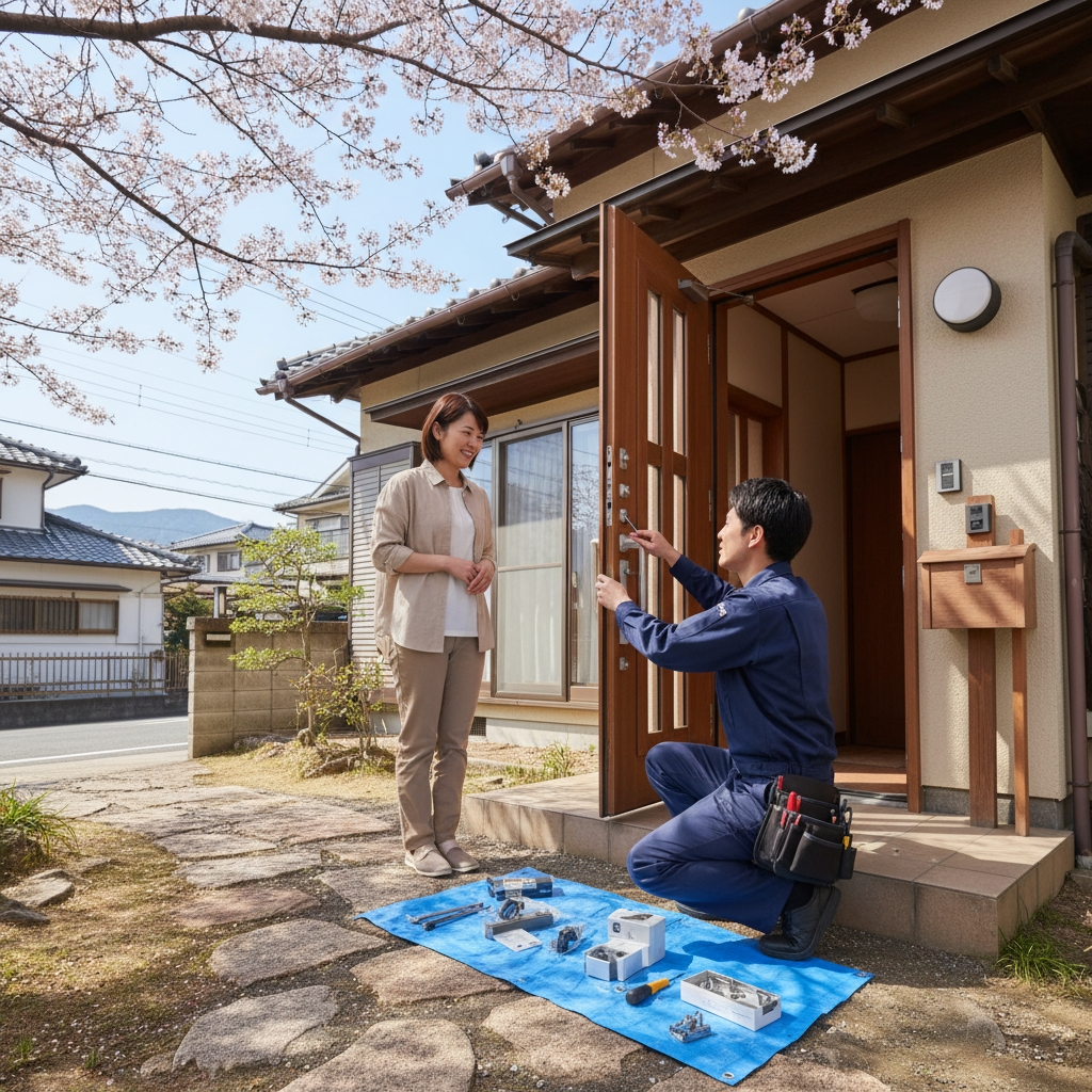 東京都あきる野市平沢西のドア修理料金相場と事例｜依頼の流れ