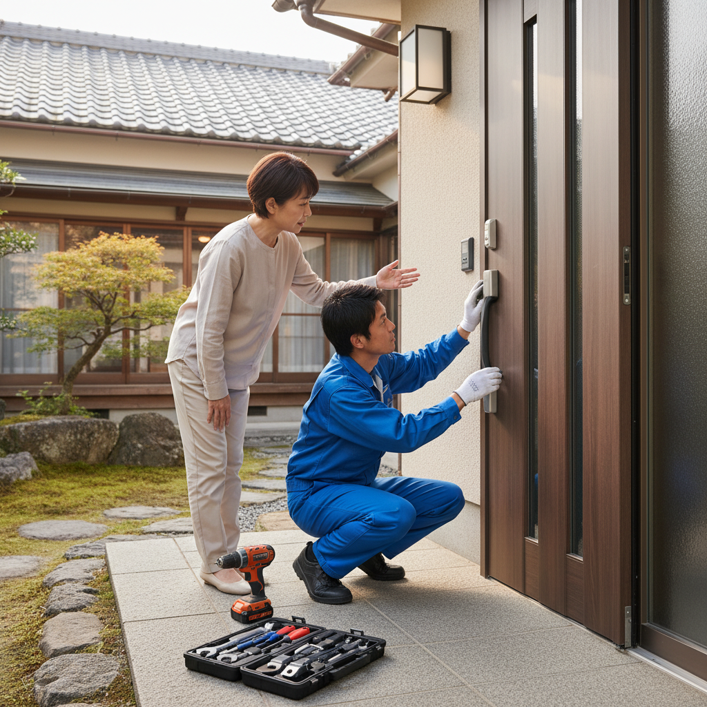 東京都あきる野市網代 ドア修理の料金・事例・依頼の流れ