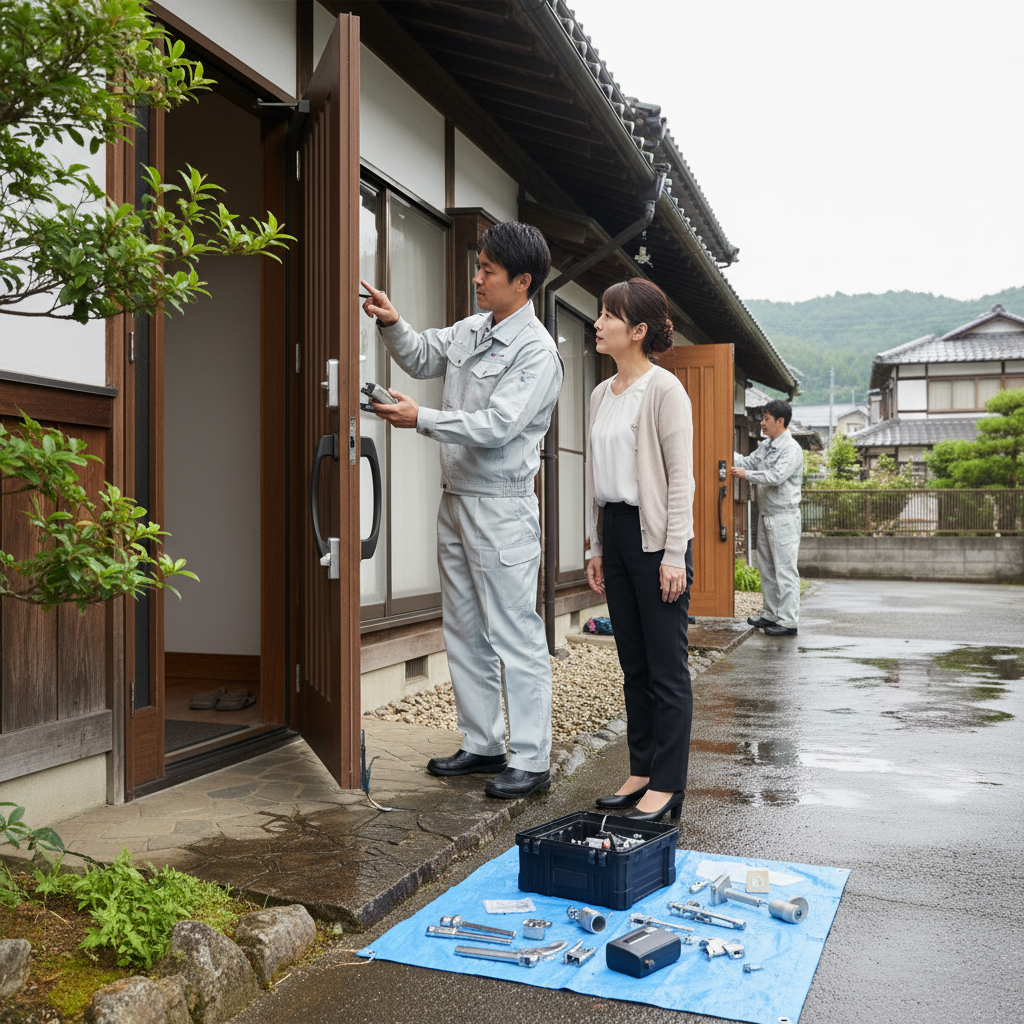 東京都あきる野市渕上 ドア修理:料金相場、事例、依頼の流れ