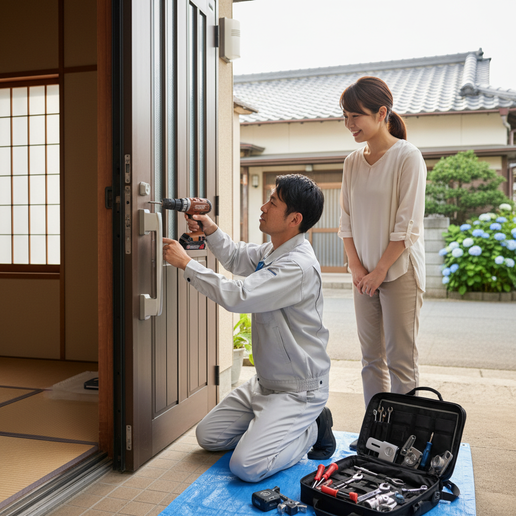 羽村市羽西のドア修理：料金相場・事例・依頼の流れ