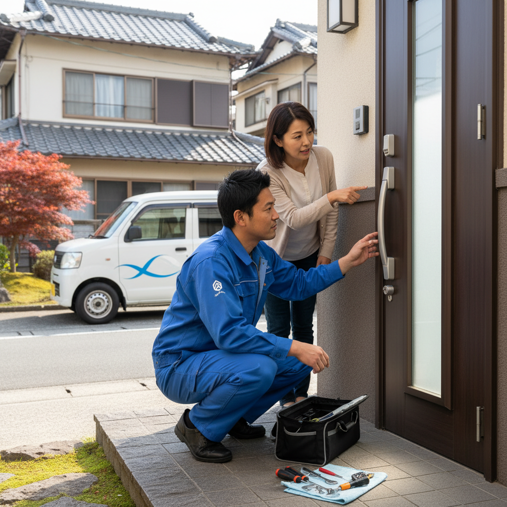 東京都羽村市羽東 ドア修理の料金・事例・依頼の流れ