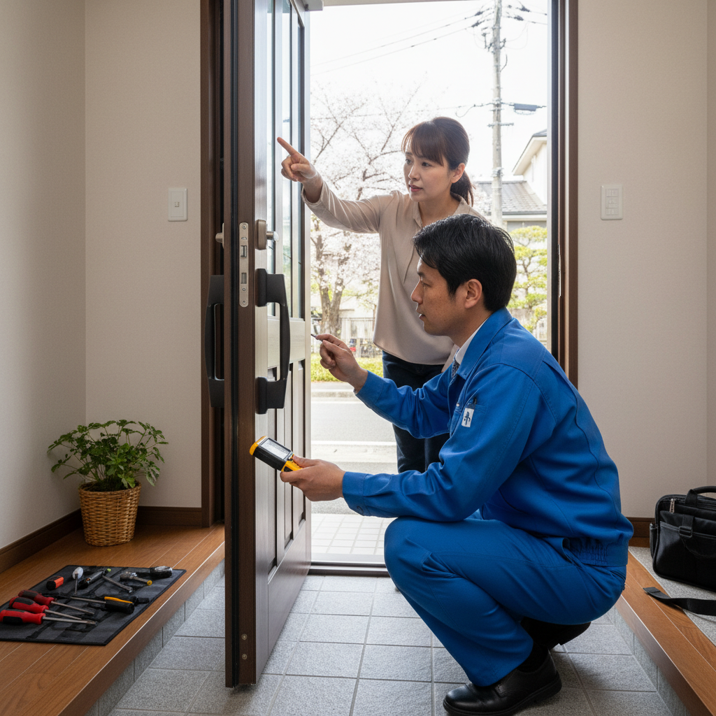 東京都羽村市緑ケ丘 ドア修理の料金相場・事例・依頼の流れ