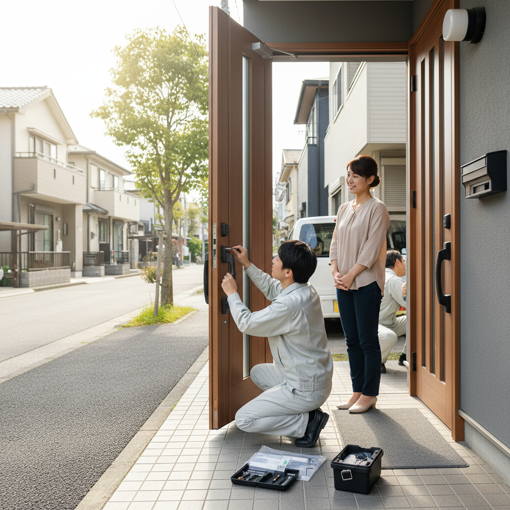 東京都葛飾区西水元 ドア修理の料金相場、事例、依頼の流れ