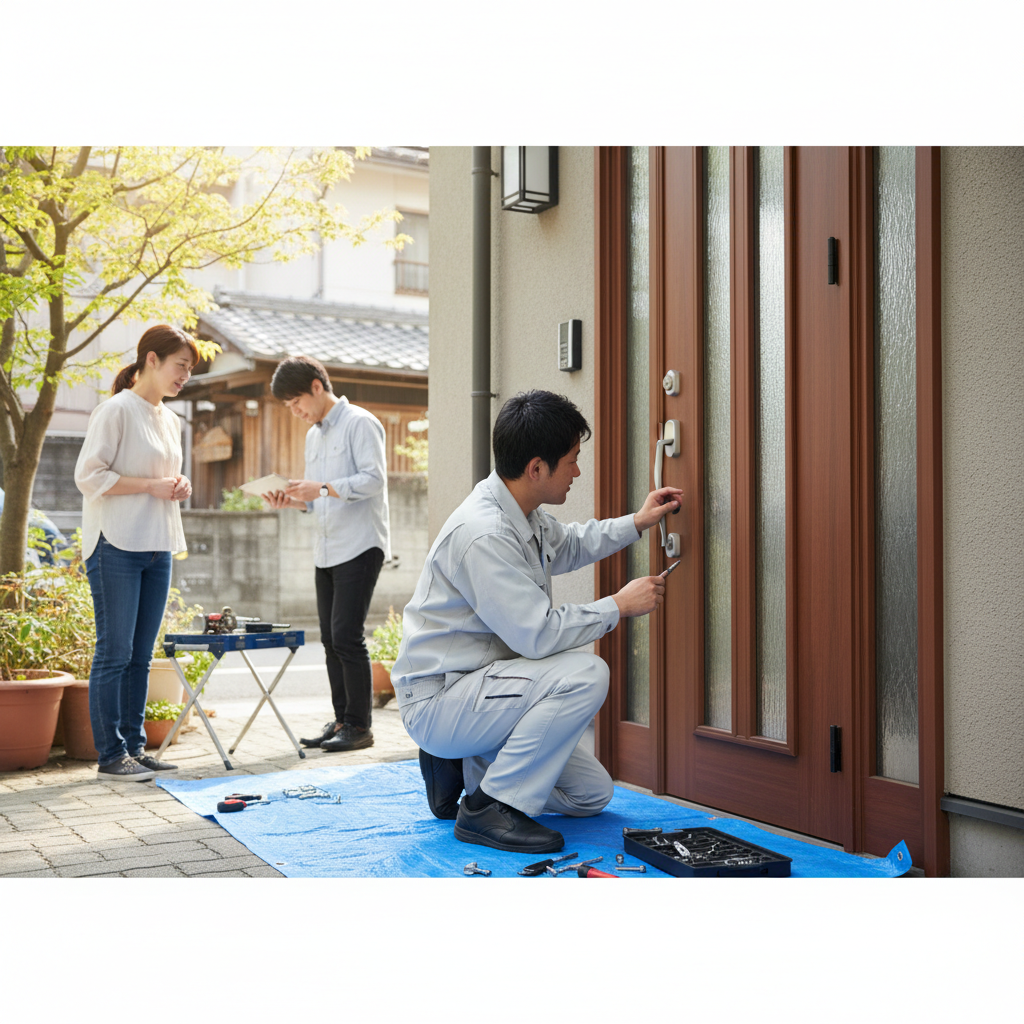 東京都葛飾区東新小岩のドア修理｜料金相場と依頼の流れ