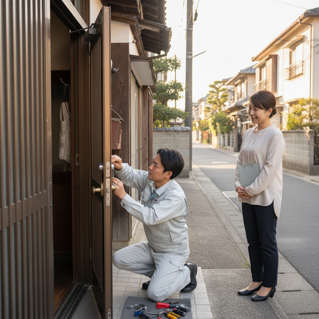 東京都葛飾区東堀切 ドア修理の料金・事例・依頼の流れ