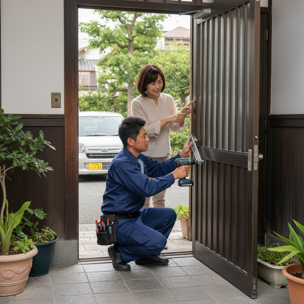 東京都江戸川区一之江のドア修理：料金・事例・依頼の流れ
