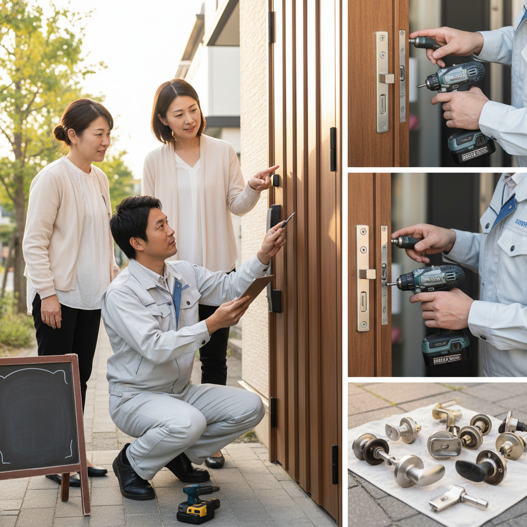 東京都江戸川区篠崎町 ドア修理の料金相場、事例紹介、依頼の流れ