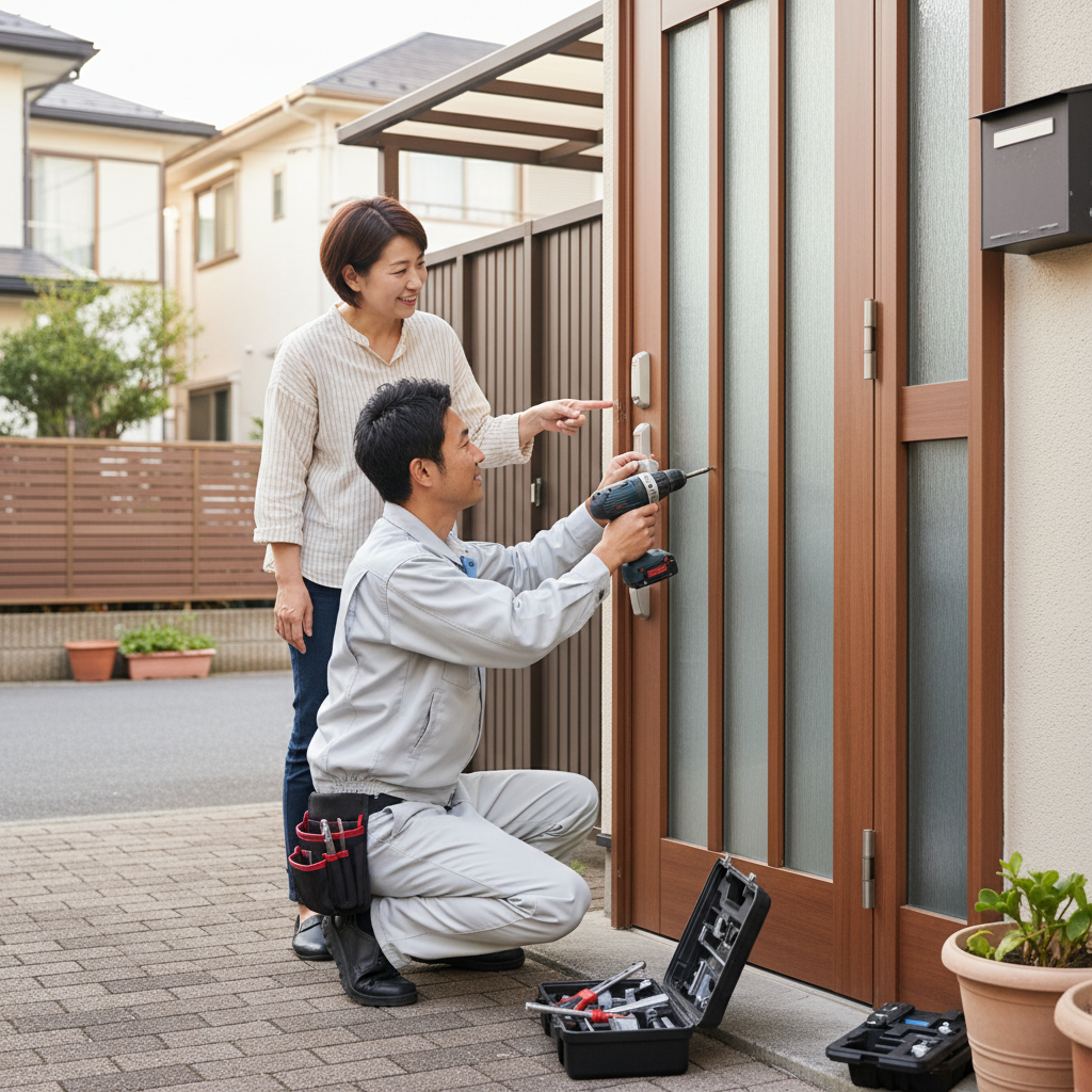 東京都江戸川区西一之江 ドア修理の料金・事例・依頼の流れ