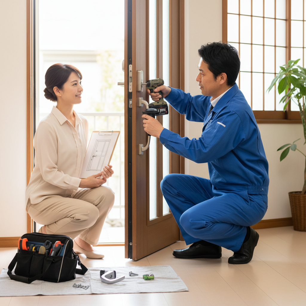 料金・事例・依頼の流れ|江戸川区大杉のドア修理