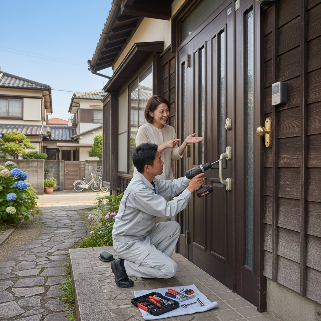 東京都江戸川区東小松川 ドア修理の料金・事例・依頼の流れ