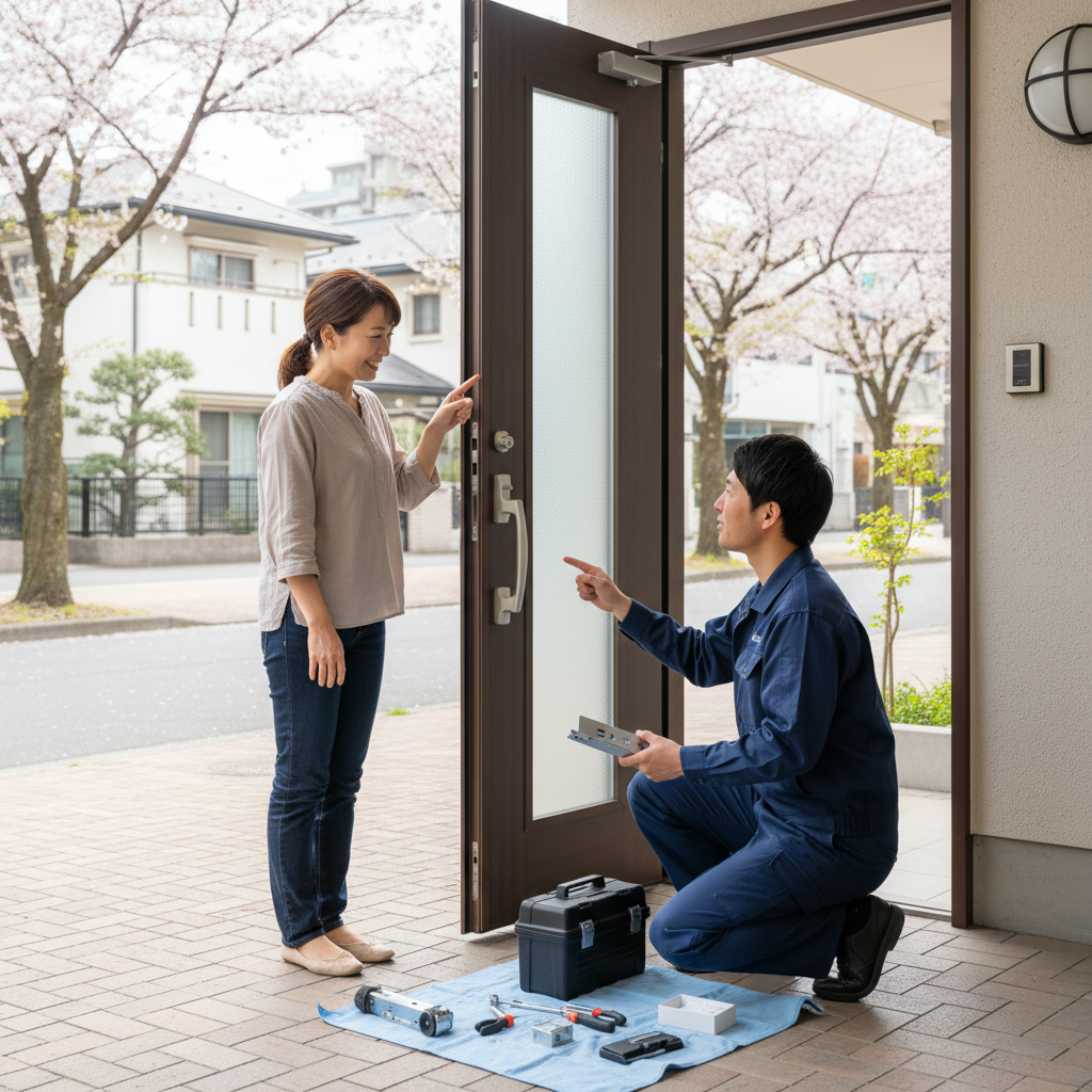 東京都江戸川区南葛西のドア修理｜料金・事例・依頼の流れ