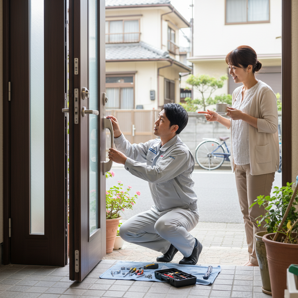 東京都江戸川区北葛西のドア修理：料金相場、事例、依頼の流れ