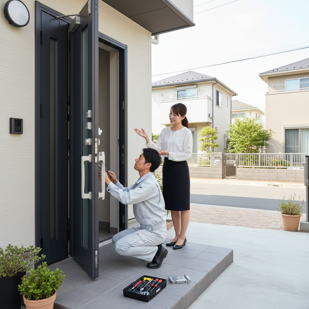 東京都江戸川区臨海町 ドア修理：料金相場、事例、依頼の流れ