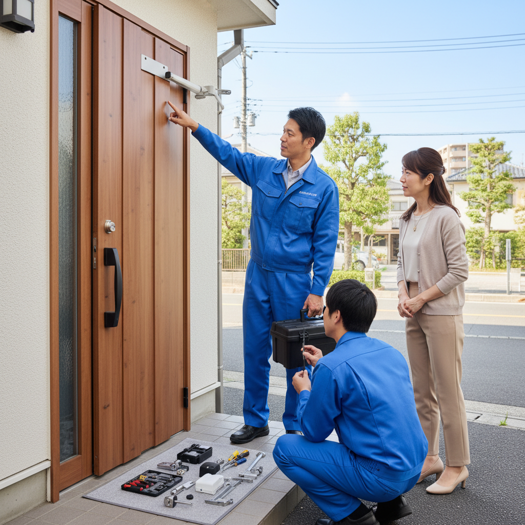 東京都江東区佐賀 ドア修理の料金相場、事例、依頼の流れ