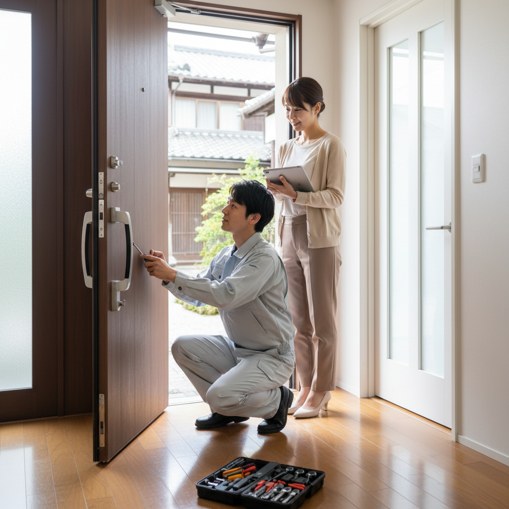 東京都江東区常盤 ドア修理の料金・事例・依頼の流れ