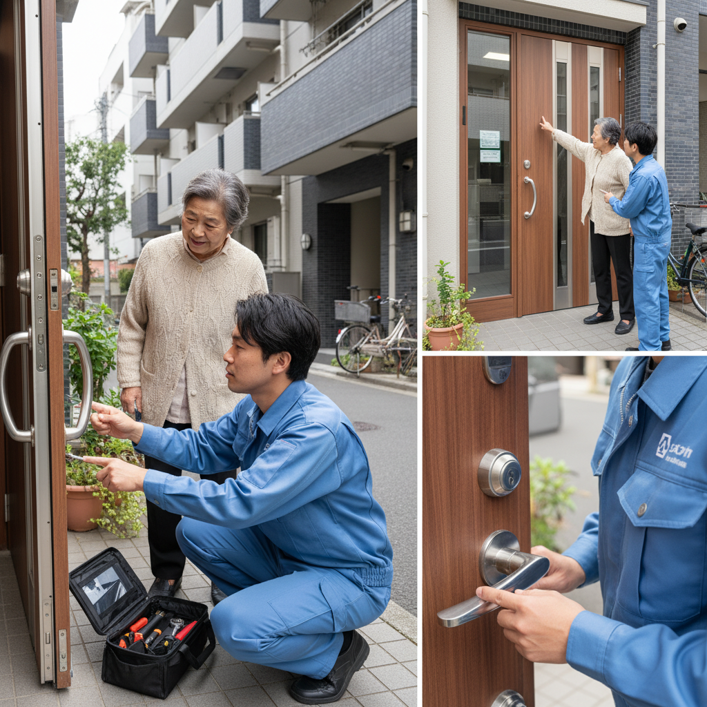 東京都江東区森下 ドア修理の料金相場と事例、依頼の流れを解説