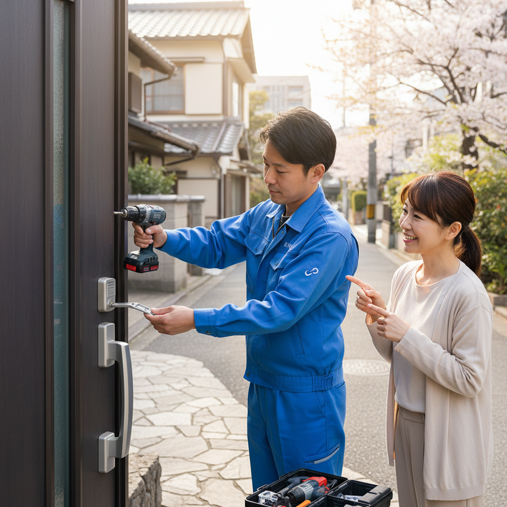 東京都江東区石島でのドア修理の料金相場、事例、依頼の流れ