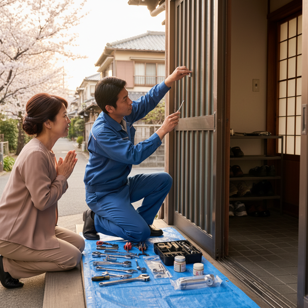 東京都江東区千田のドア修理:料金相場・事例・修理依頼の流れ