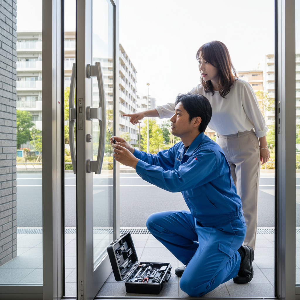東京都江東区辰巳のドア修理：料金相場、事例紹介、依頼の流れ