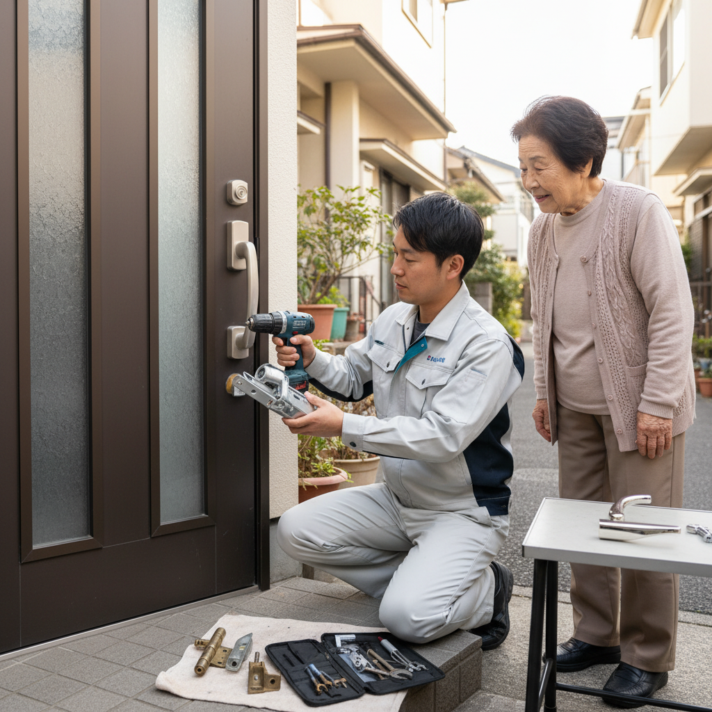 東京都江東区南砂 ドア修理の料金相場、事例、依頼の流れ