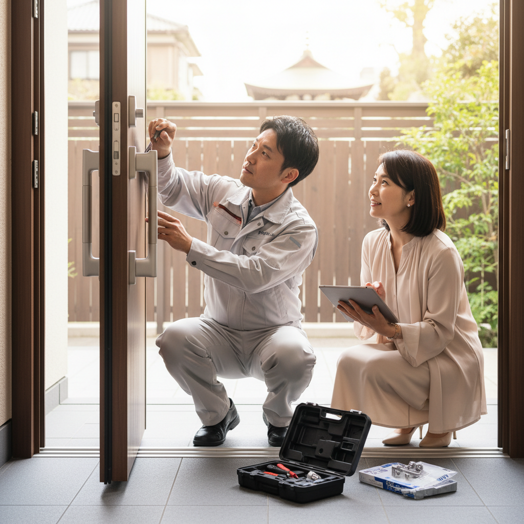 東京都江東区白河 ドア修理の料金・事例・依頼の流れ