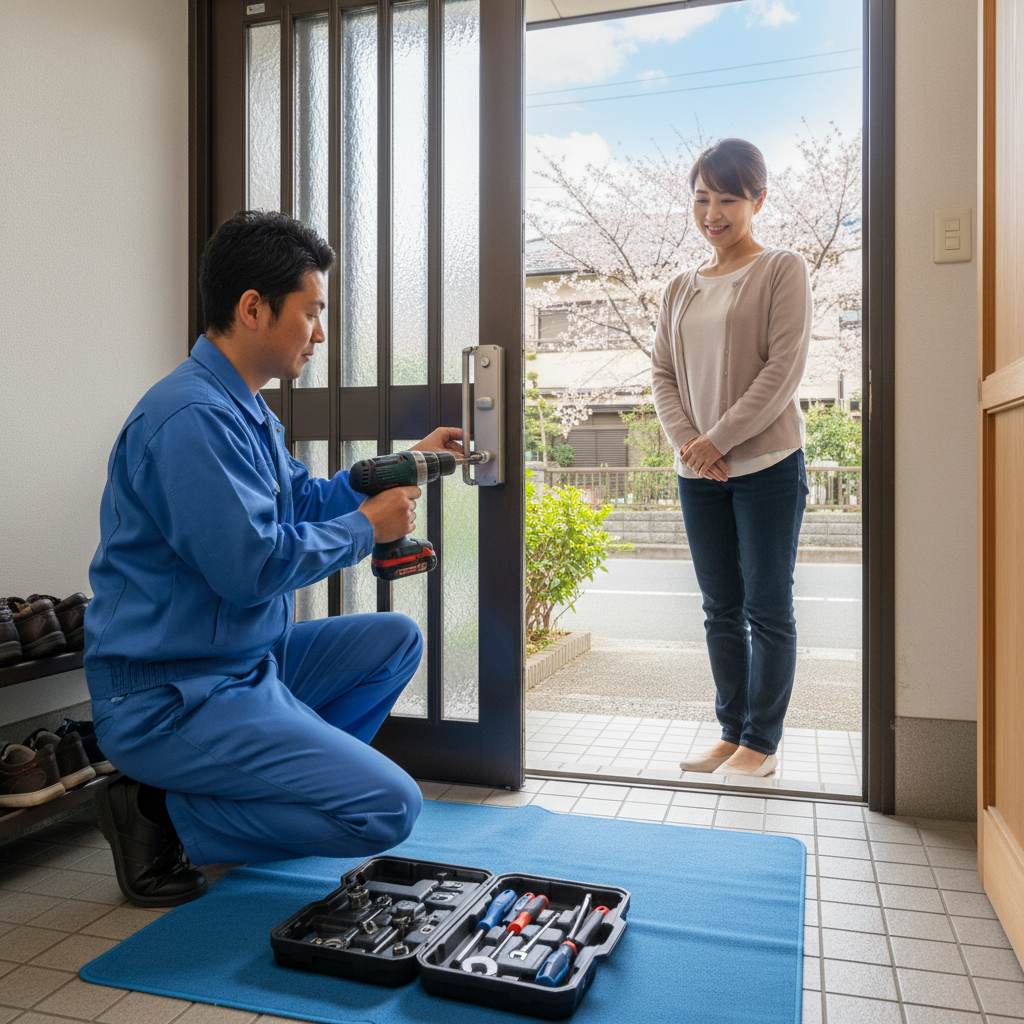 東京都江東区平野のドア修理料金・事例・依頼の流れ