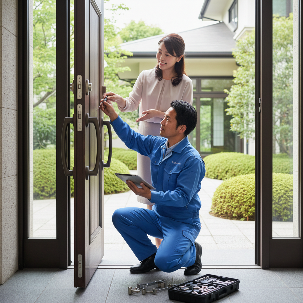 東京都港区元麻布 ドア修理の料金・事例・依頼の流れ